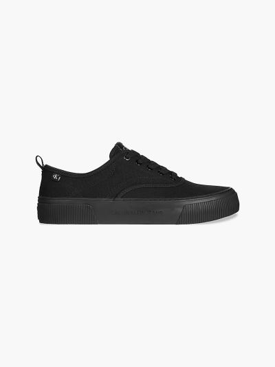 Calvin Klein Cipők HU023489 | Calvin Klein Canvas Férfi Sportcipő Fekete